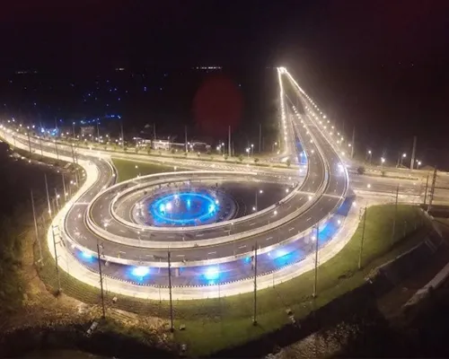 Construction project of an overpass on Highway 33 – Ban Khlong Luek Border Checkpoint, Aranyaprathet District, Sa Kaeo Province