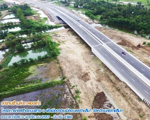 Road construction project, route No. Chor, Nakhon Ratchasima City Planning, Nakhon Ratchasima Province