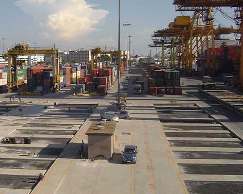 โครงการปรับปรุงพื้น Container Terminal 1 ตั้งแต่ช่องทางวิ่งที่ 1-13